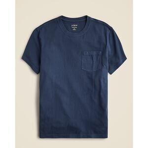 J.Crew Classic Broken-In Pocket Tee Mens XS Navy Crewneck Pullover Short Sleeve